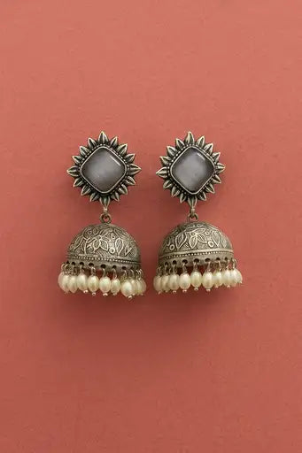 Antique Bloom Jhumkas