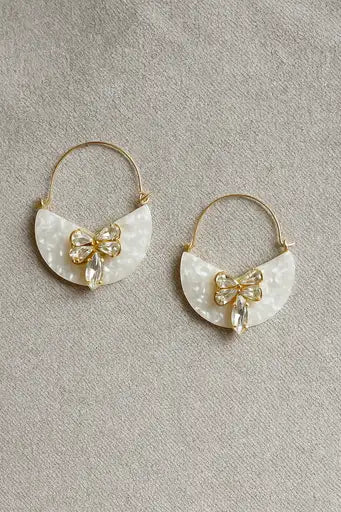Moonlace Earrings (White)